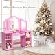 preview thumbnail 5 of 5, Kids Vanity Table Makeup Dressing Table with Four Storage Shelves