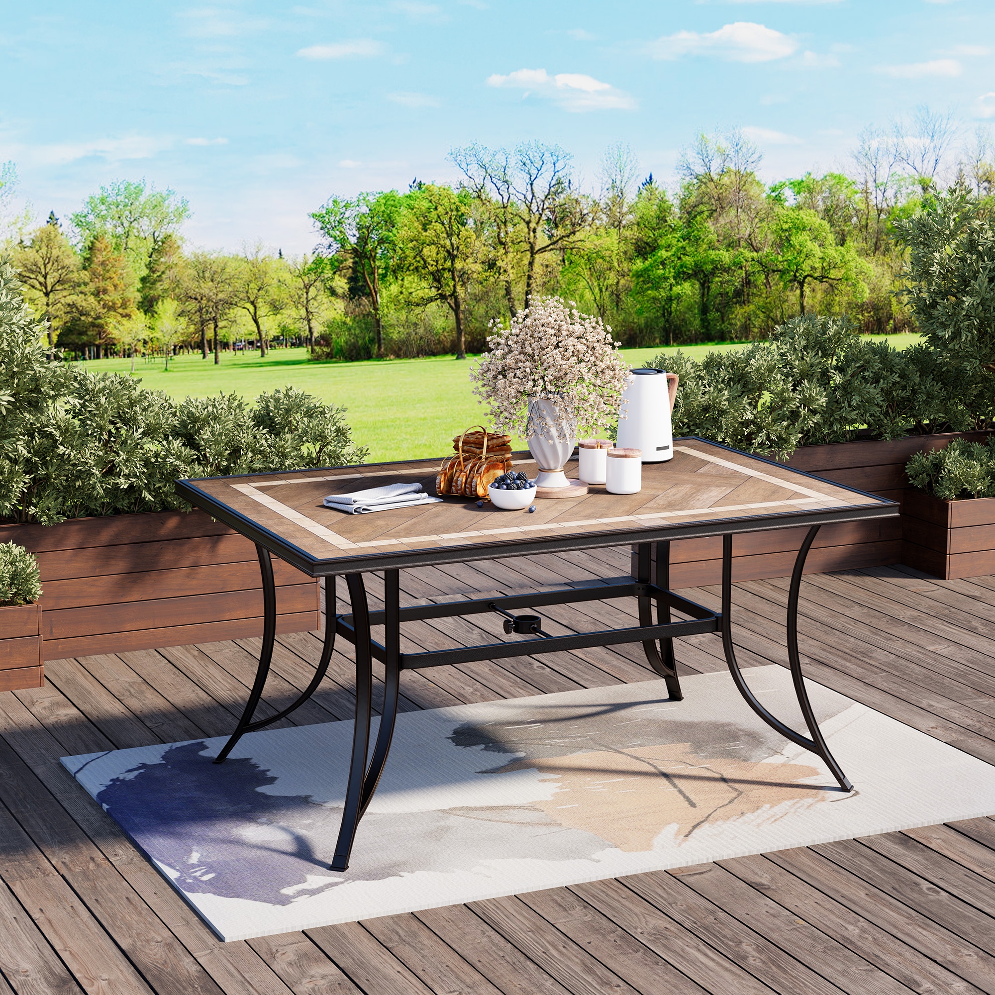 Patio table bed store bath and beyond