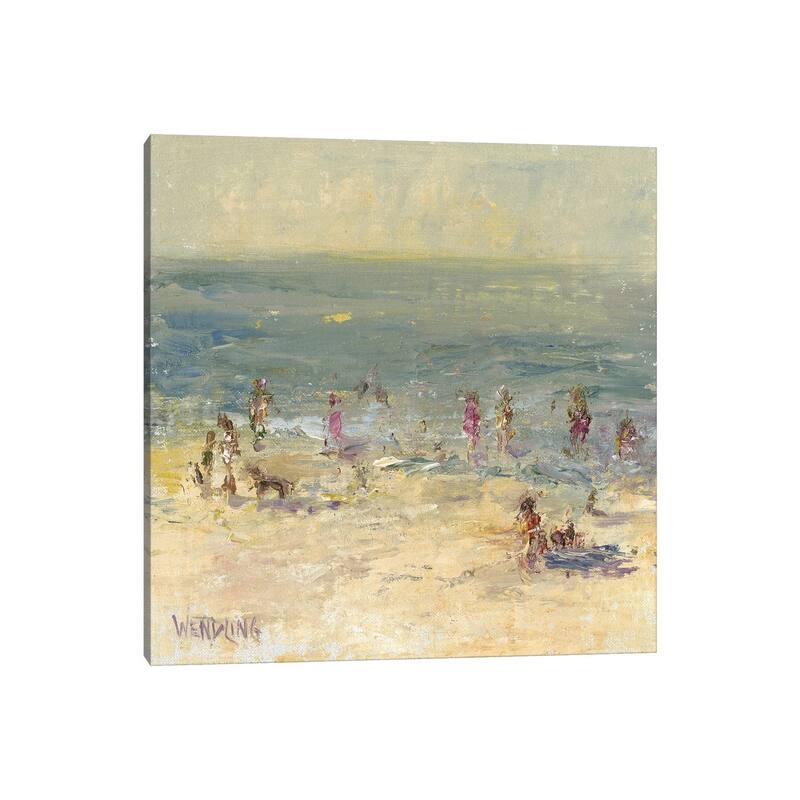 iCanvas "Impasto Beach Day II" by Marilyn Wendling Canvas Print