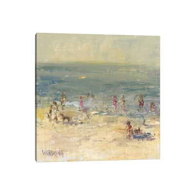 iCanvas "Impasto Beach Day II" by Marilyn Wendling Canvas Print