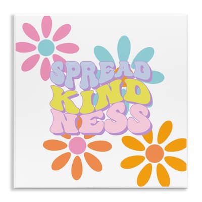 Stupell Groovy Spread Kindness Wall Plaque Art Design By Jesse Keith