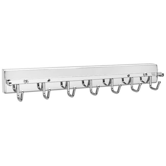 Rev-A-Shelf Sidelines 13-11/16 Inch Pull Out Belt Rack - Chrome