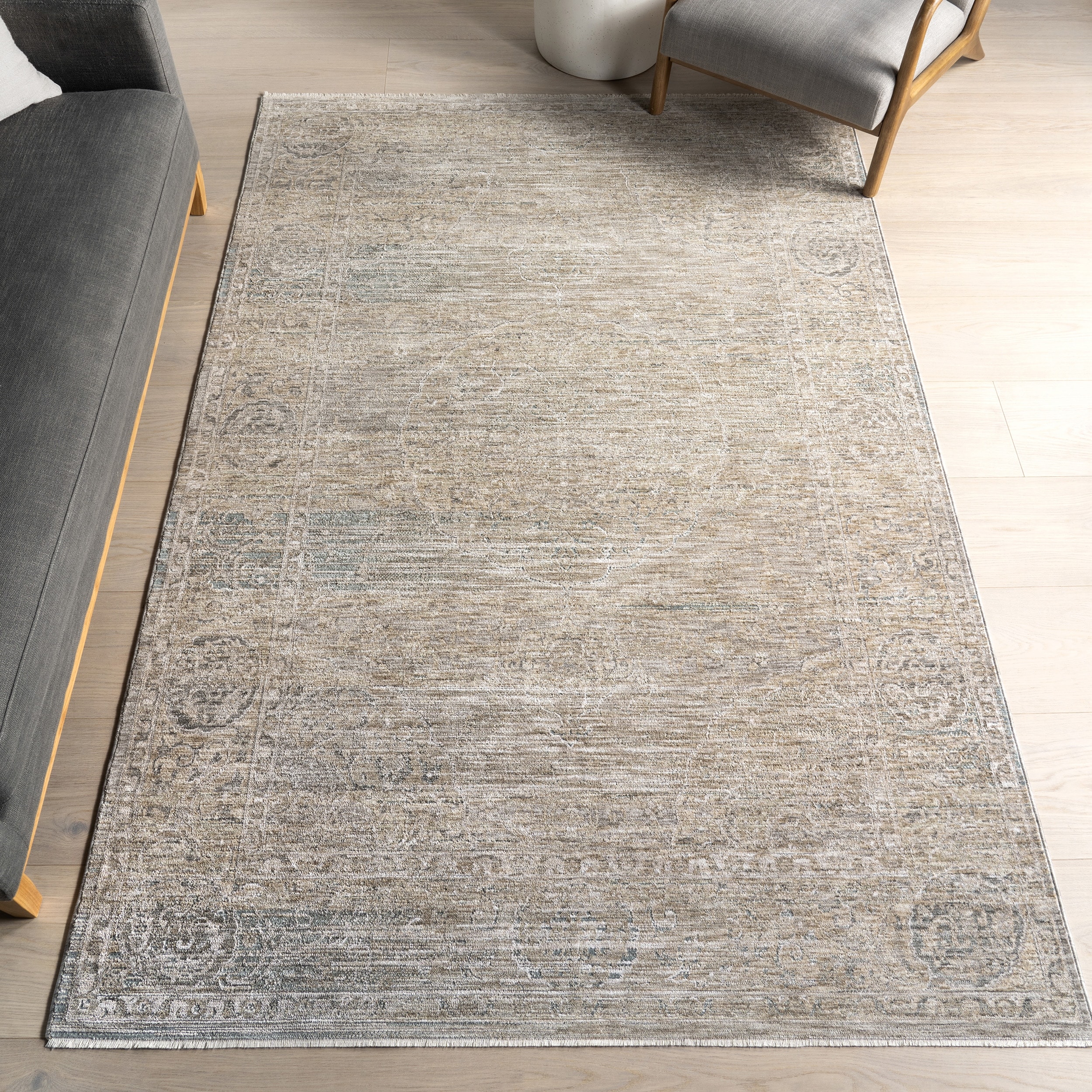 Nuloom Griselda Medallion Fringe Area Rug