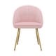 preview thumbnail 15 of 40, Porthos Home Daija Velvet Dining Chairs with Gold Legs