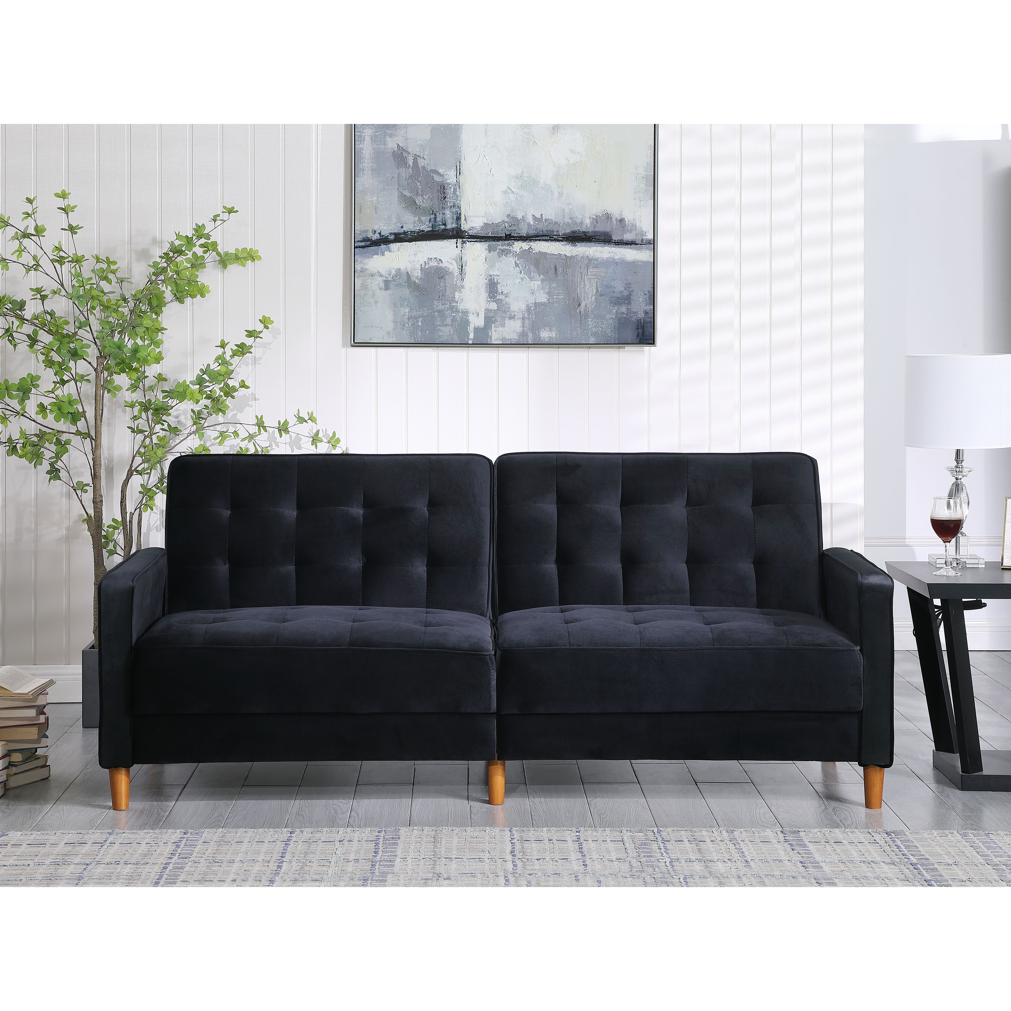 Reclining sofa sales with wooden legs