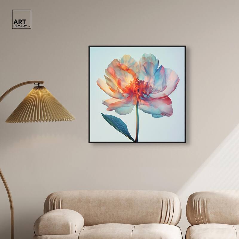 Peony Phases Canvas by Art Remedy