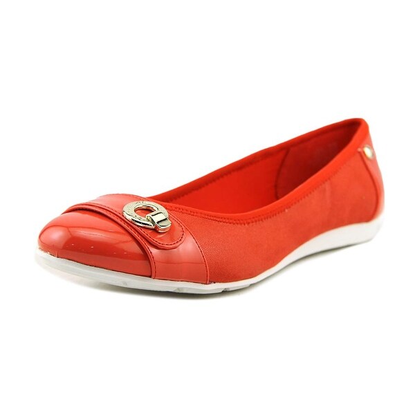 anne klein red flats