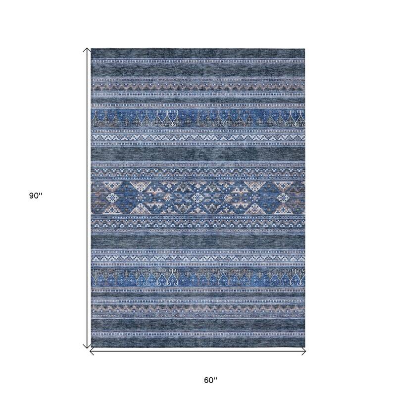 HomeRoots Southwestern Transitional Rectangle Outdoor Rug