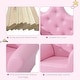 preview thumbnail 3 of 4, Playful Comfort Exploring Children's Sofa Sets with Adorable Footstools - 22.75" L x 16" W x 19.25" H