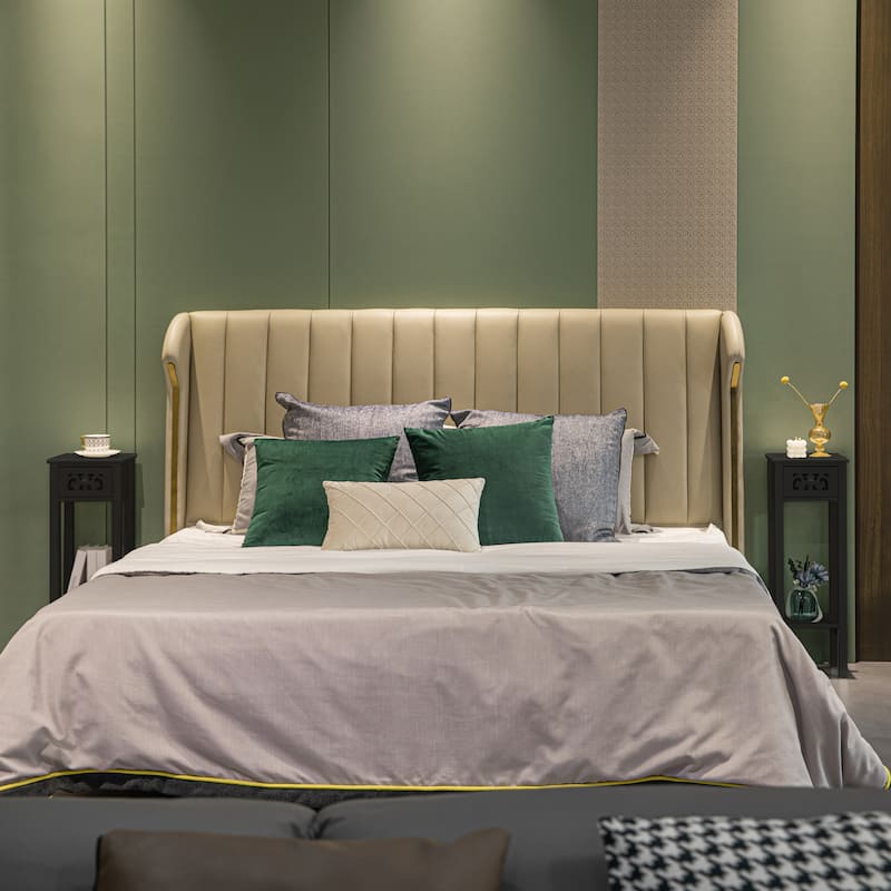 Acacia Wood Slim Bedside Table with Minimalist Design and Space-Saving Functionality, Wood Drawer and Open Shelf Side Table