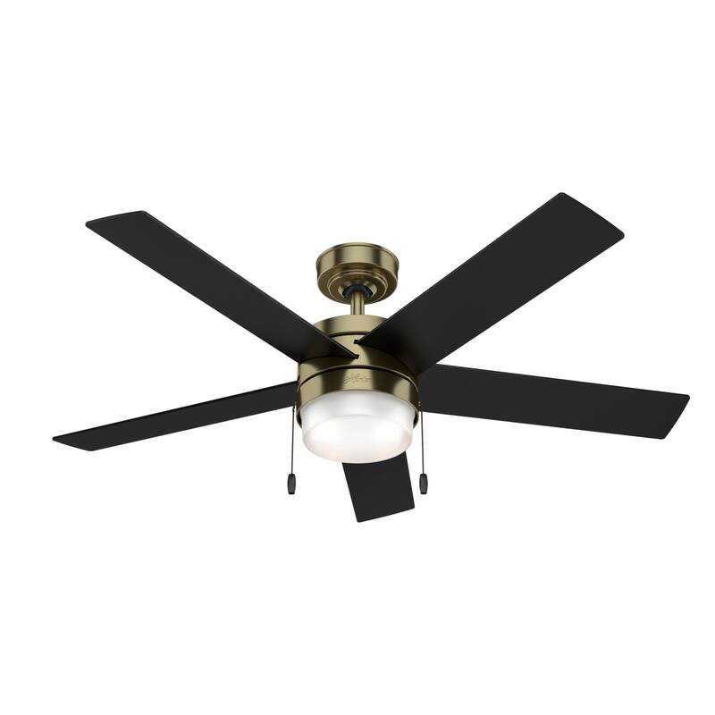 Hunter 52" Claudette Ceiling Fan with LED Light Kit and Pull Chain