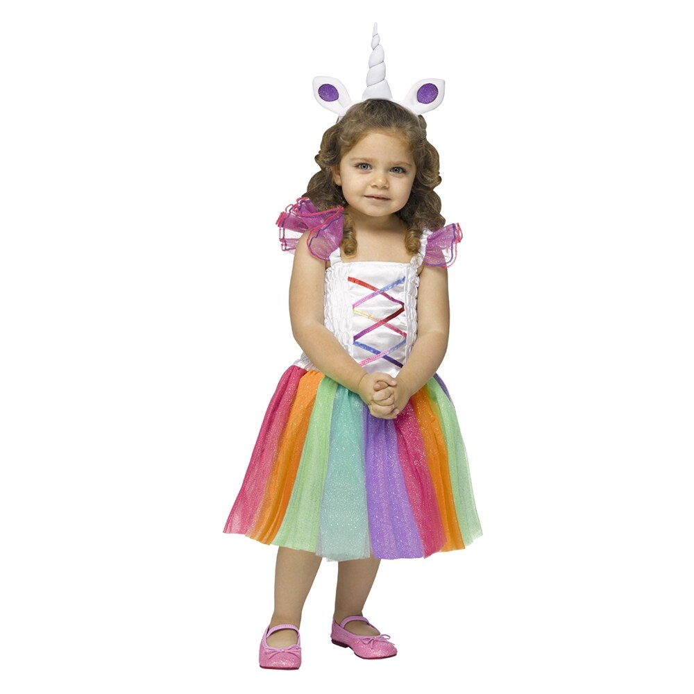 Shop Toddler Sparkly Unicorn Halloween Costume Overstock 16339840