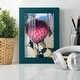 preview thumbnail 83 of 138, Pink Yellow Cactus III -Framed Print w/glass-Cherry Red