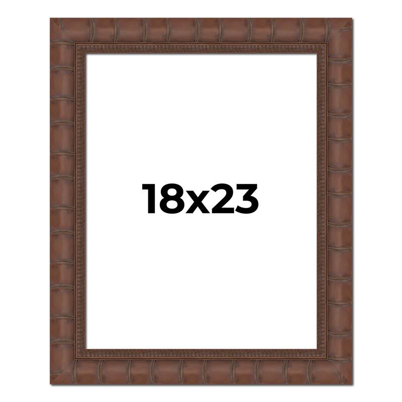 18x23 Frame Pewter Solid Wood Picture Frame Width 1.625 Inches | Interior Frame Depth 0.6875 Inches