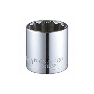 Socket Sw 32 Westward Socket, Steel, Chrome, 32 mm 53YU82 - 1 Each - 32mm - Bed Bath ...