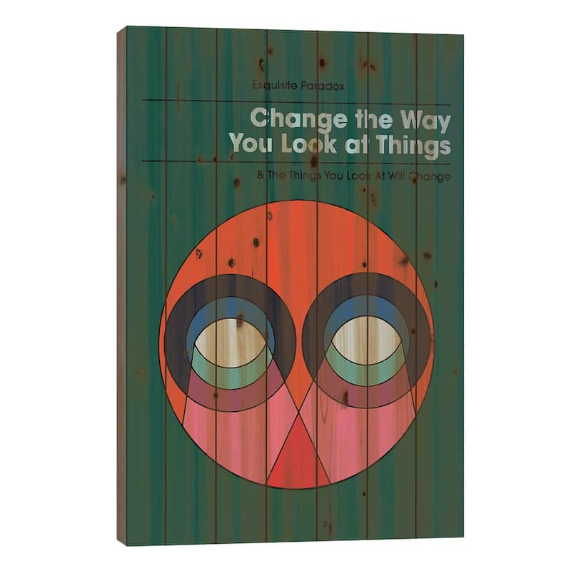 Perspective Print On Wood by Exquisite Paradox - Multi-Color - 26x18x1.5