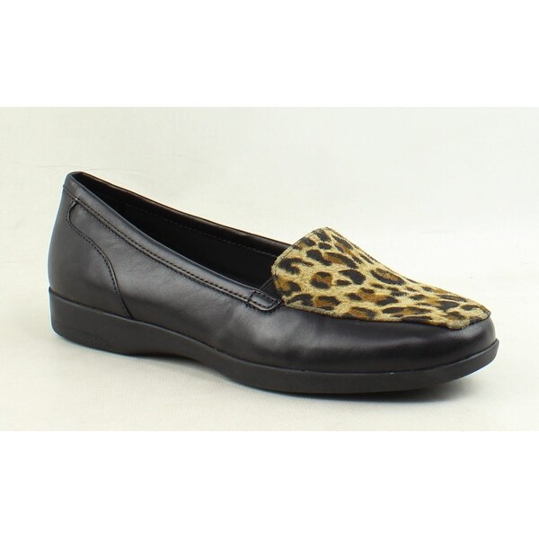 womens black loafers size 10