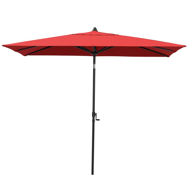 Pellebant Outdoor 9 x 5 FT Patio Market Umbrella Rectangular