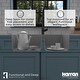 preview thumbnail 51 of 58, Karran Drop-In Quartz 33 in. 1-Hole 60/40 Double Bowl Kitchen Sink Kit