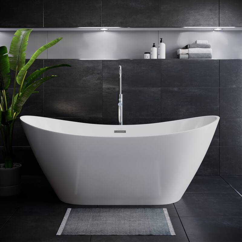 Swiss Madison SM-FB562 Ivy 60" Free Standing Acrylic Soaking Tub with