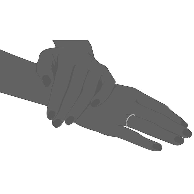 14k Yellow White or Rose Gold 1.5 millimeter Diamond-cut Stackable Ring