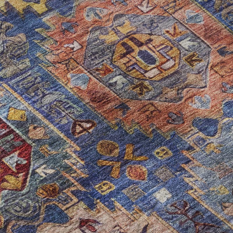 Premium Washable Super Soft Traditional Global Mayfield Rug