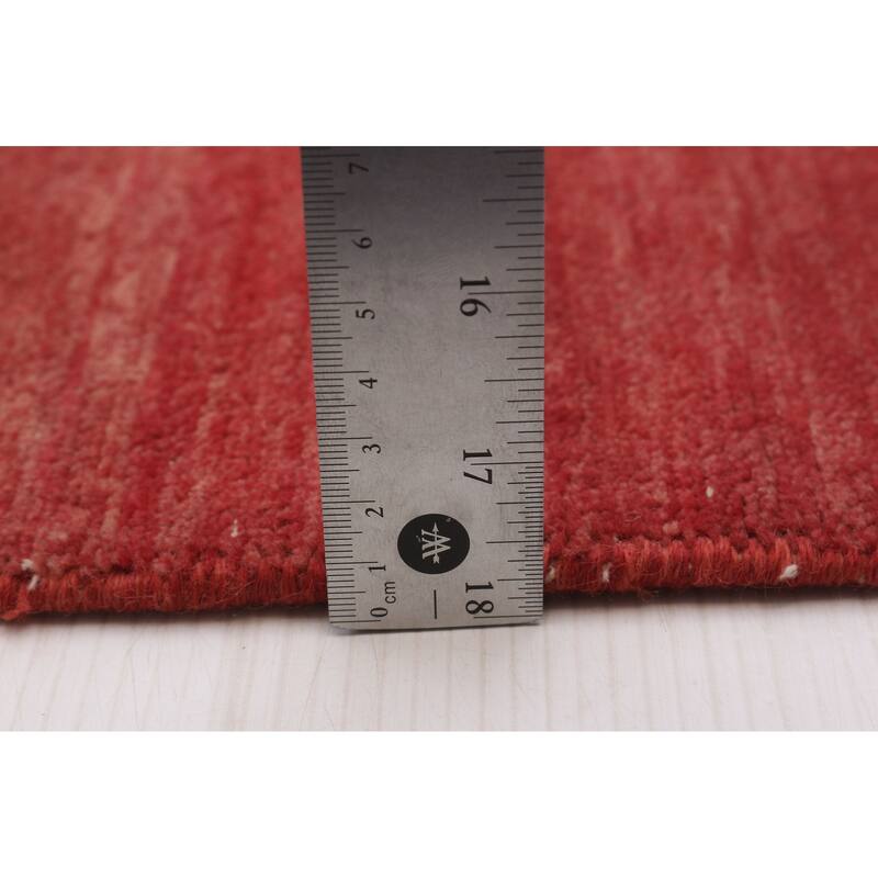 ECARPETGALLERY Hand-knotted Peshawar Finest Red Wool Rug - 7'10 x 10'1