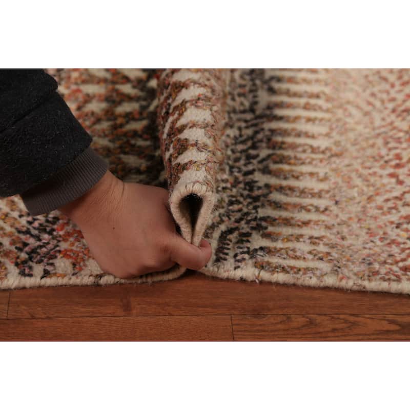 Moroccan Indian Accent Rug Handmade Wool Carpet - 2'0"x 3'0"