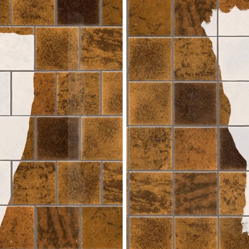 Merola Tile Menorca Rust 4" x 4" Ceramic Wall Tile