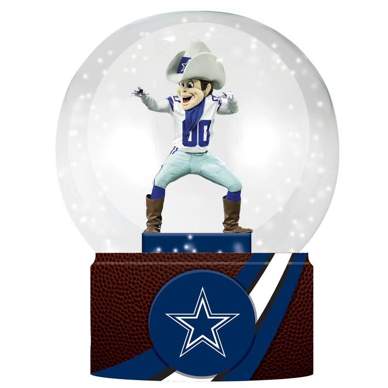Dallas Cowboys 5 in. Glass Tabletop Snow Globe