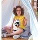 preview thumbnail 5 of 4, DolliBu Sparkle Eyes Large Penguin Unicorn Plush Stuffed Animal Toy - 8 inches