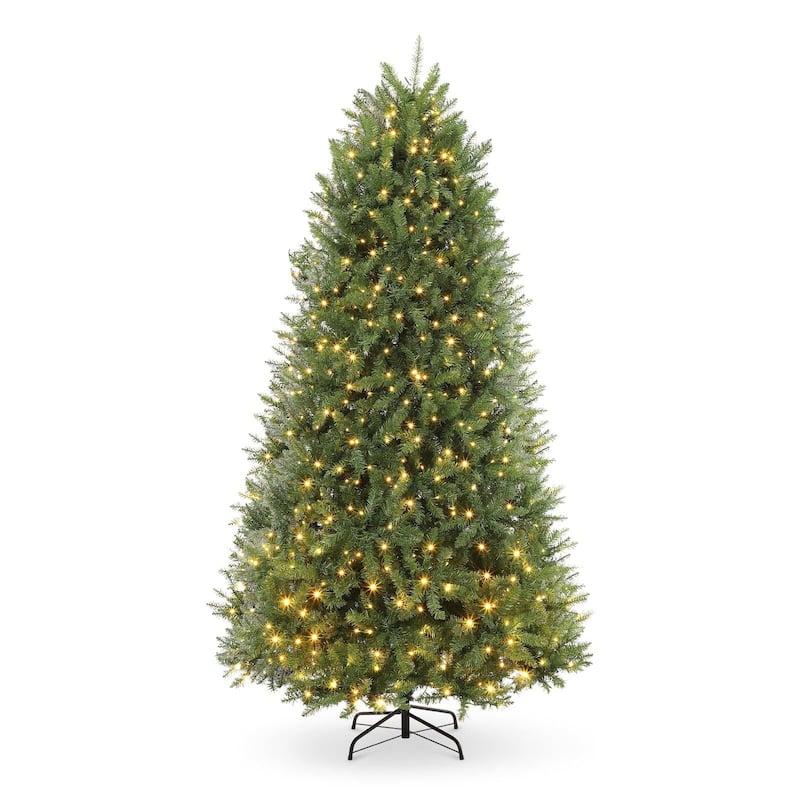 Pre-Lit Artificial Christmas Tree with Warm White Lights