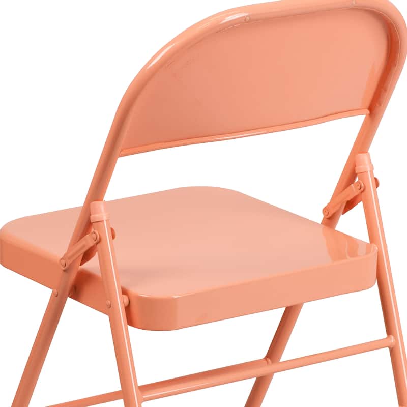 4 Pack Triple Braced & Double Hinged Folding Chair