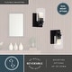 preview thumbnail 8 of 9, Vaxcel Lighting W0523 Park Ridge 8" Tall Bathroom Sconce