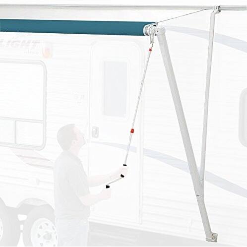 Shop Carefree 850001 White Pioneer Crank Out Rv Awning Upgrade En Overstock 15667059