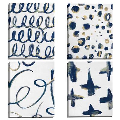 Freeform I-IV by Studio Arts Canvas Art Prints