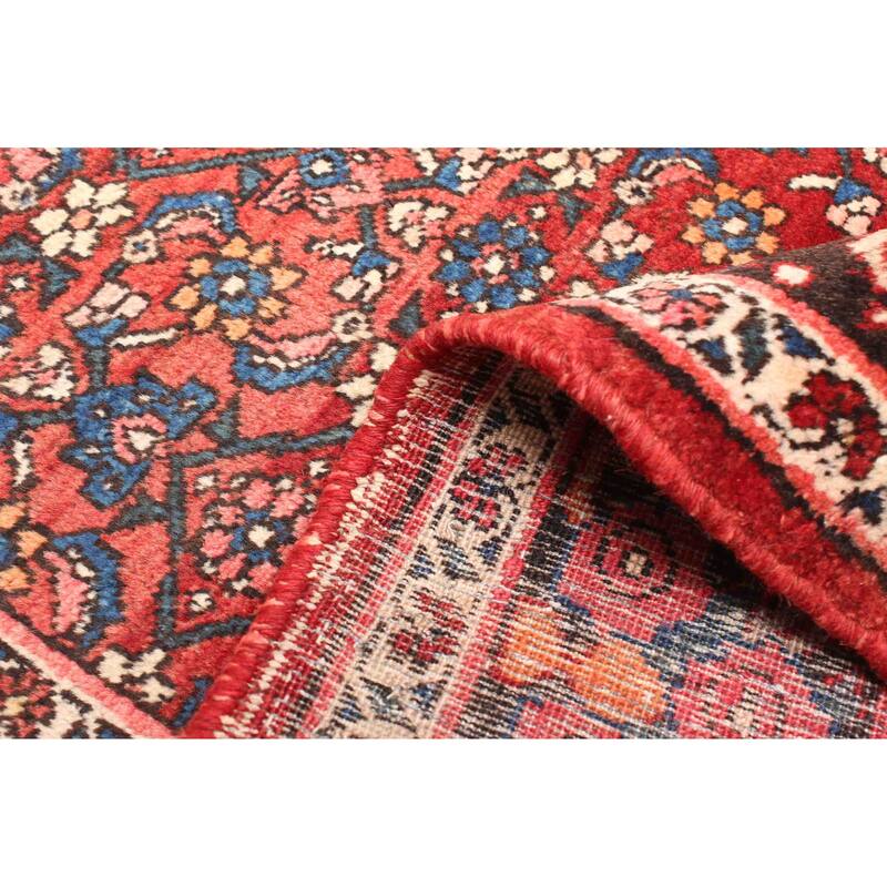 ECARPETGALLERY Hand-knotted Kayseri Red Wool Rug - 4'3 x 6'11