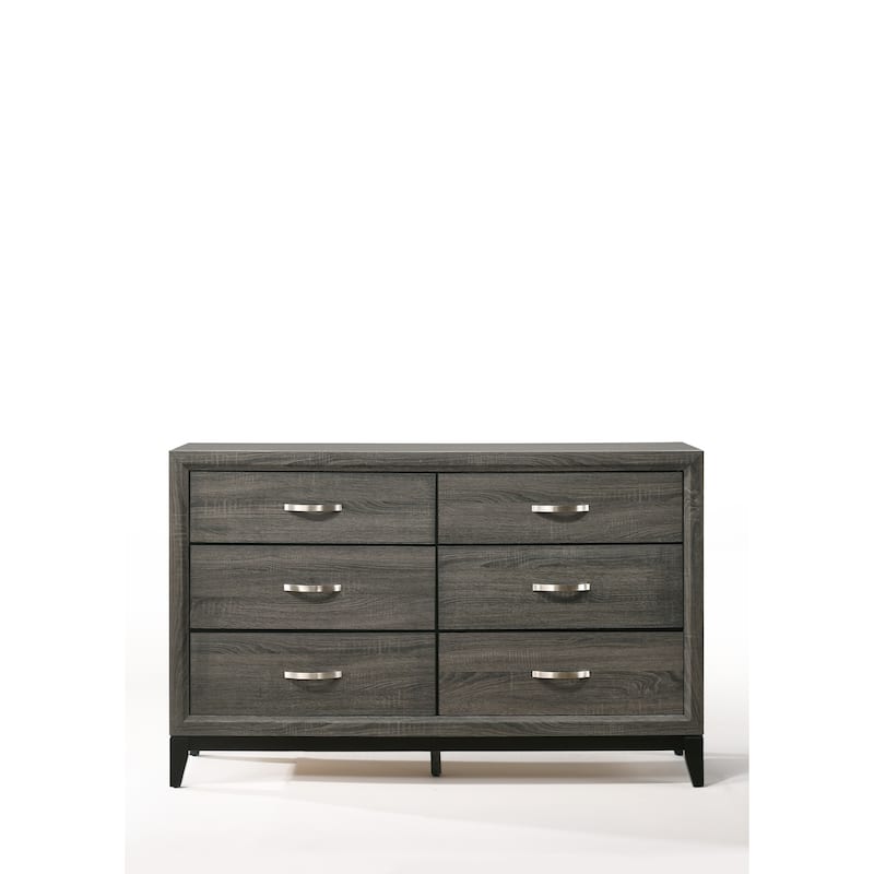 Valdemar Dresser in Weathered Gray - 6-drawer