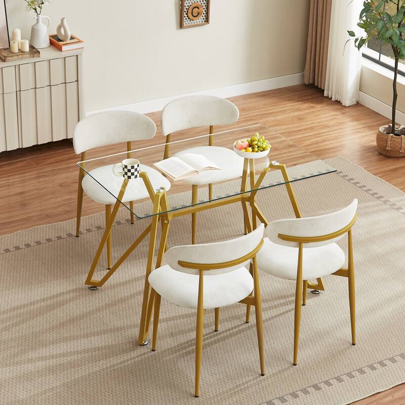 Set of 2 dining chairs, modern kitchen chairs with soft padding, farmhouse restaurant chairs