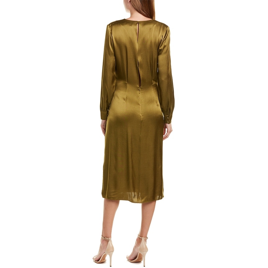 Reiss renae satin wrap dress hot sale