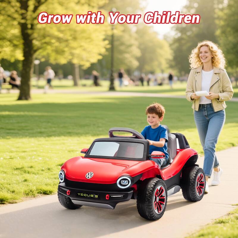 Ride On Car, Licensed Volkswagen Beetle Electric Toy Car for Kids,Toddler Electric Vehicle with Parental Remote