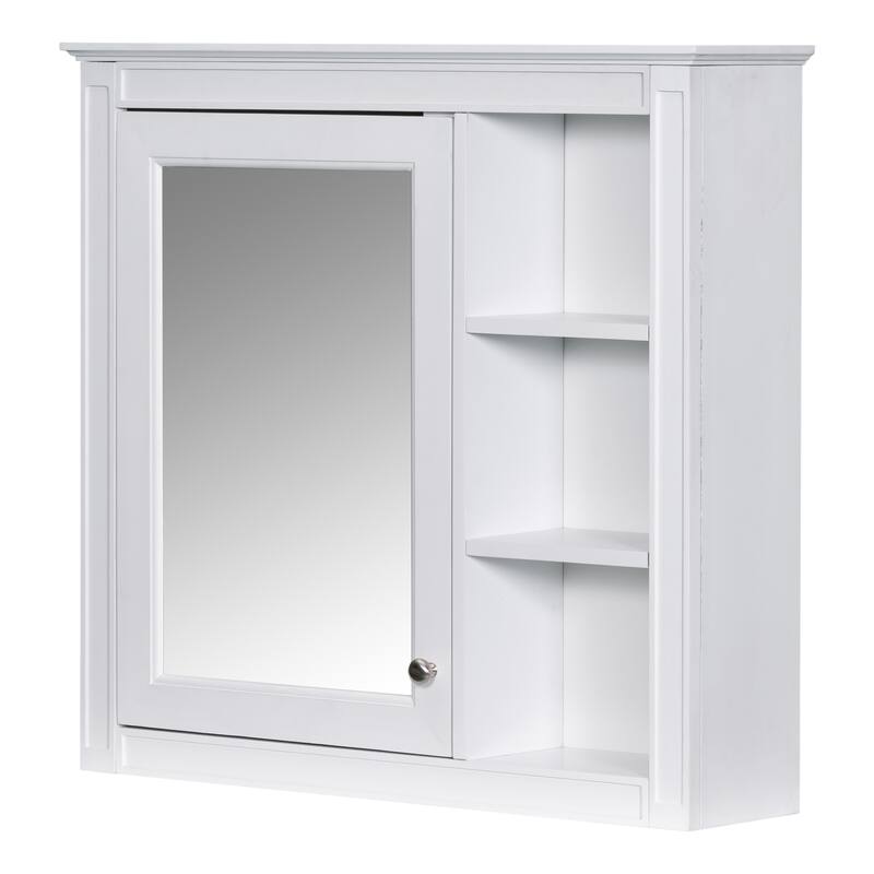 30'' x 28'' Medicine Cabinet, Wall Mounted Bathroom Storage Cabinet, Modern Bathroom Wall Cabinet with Mirror,Medicine Cabinet