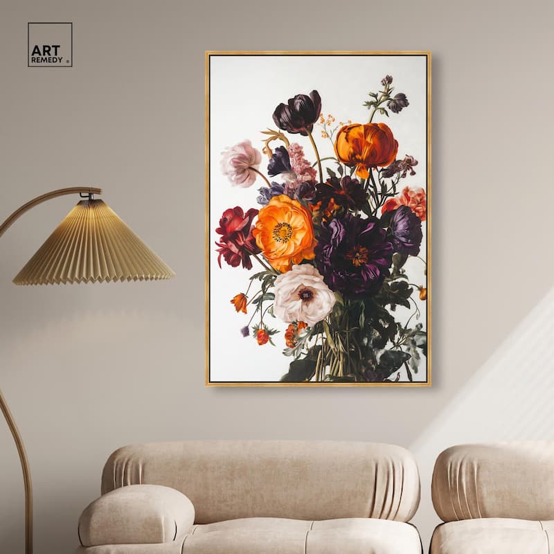 Regal Rose Riot I Canvas by Art Remedy