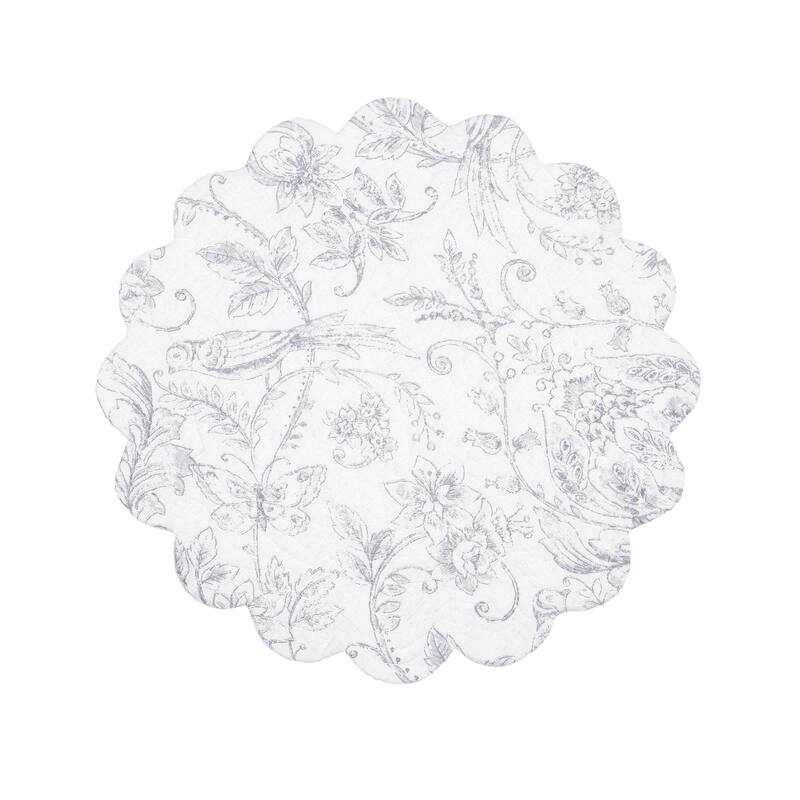 Callahan Songbirds Round Placemats Set of 6, 17"