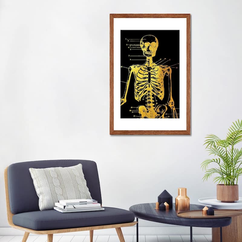 iCanvas "Skeleton Front" by Gab Fernando