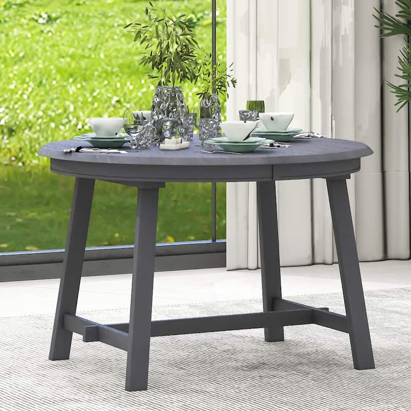 Wood Dining Table Round Extendable Dining Table