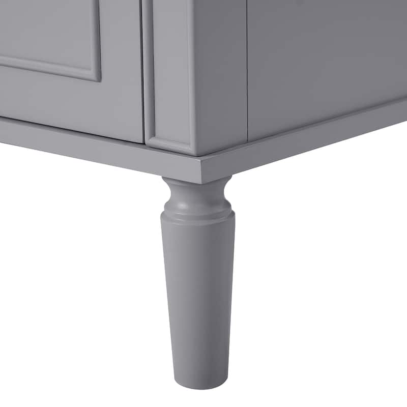 30" Bathroom Vanity with Ceramic Sink Combo, Soft-Close Door Bathroom Storage Cabinet with 3 Drawers