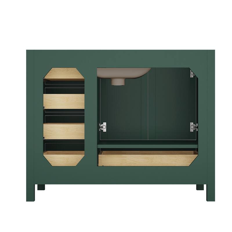 PROOX 42inch Freestanding Bathroom Vanity w Engineered Counter Top Cearmic Sink