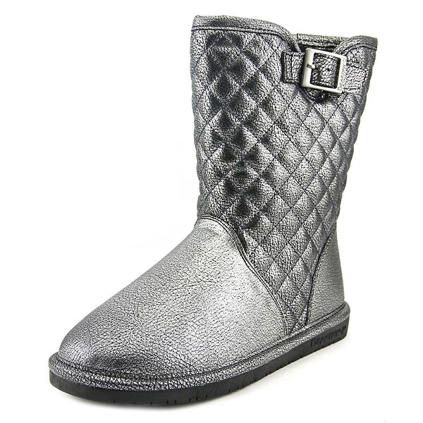 Bearpaw Leigh Anne Women Round Toe Synthetic Silver Winter Boot