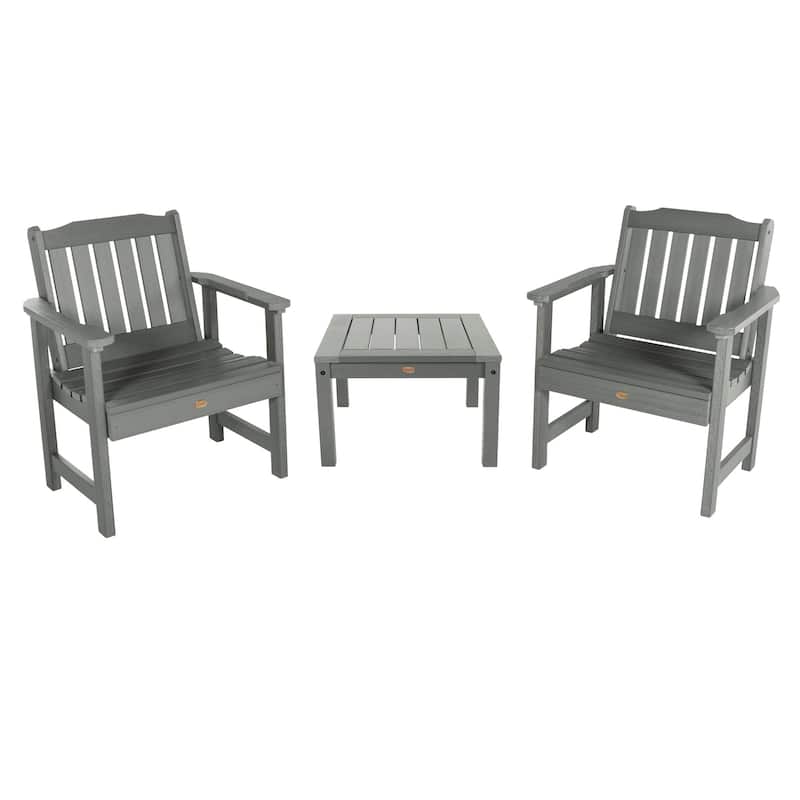 HIGHWOOD Lehigh Garden Chair Conversation Set - Coastal Teak